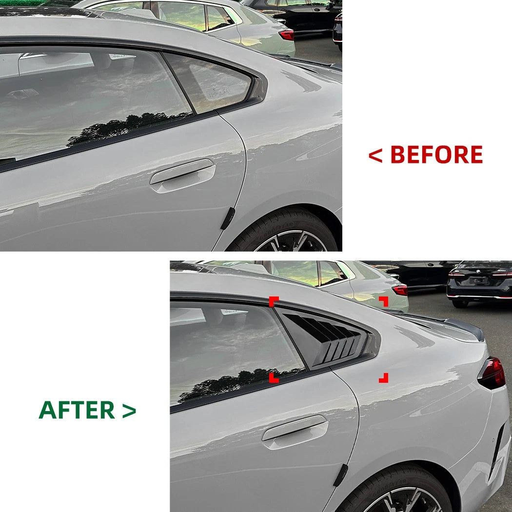 Rear Quarter Glass Window Vent Covers for BMW 2-Series Gran Coupé