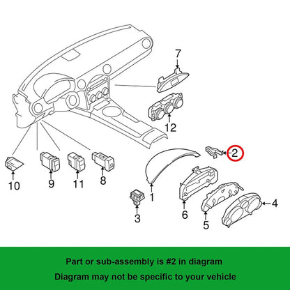 10 x Radio Bezel Clips for Mazda 2 3 5 6 RX-8 CX-3 (2003-2023)