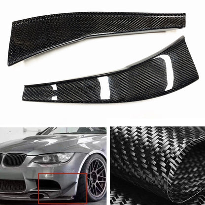 Front Side Fins Splitter Canards for BMW E90 E92 M3 (2007-2013) Carbon Fiber