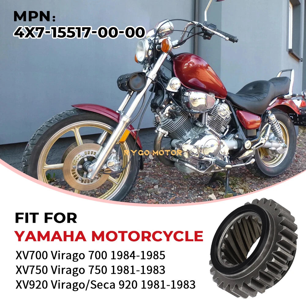 Starter Motor Gear for Yamaha Virago/Seca 920 XV920 (1981–1983)