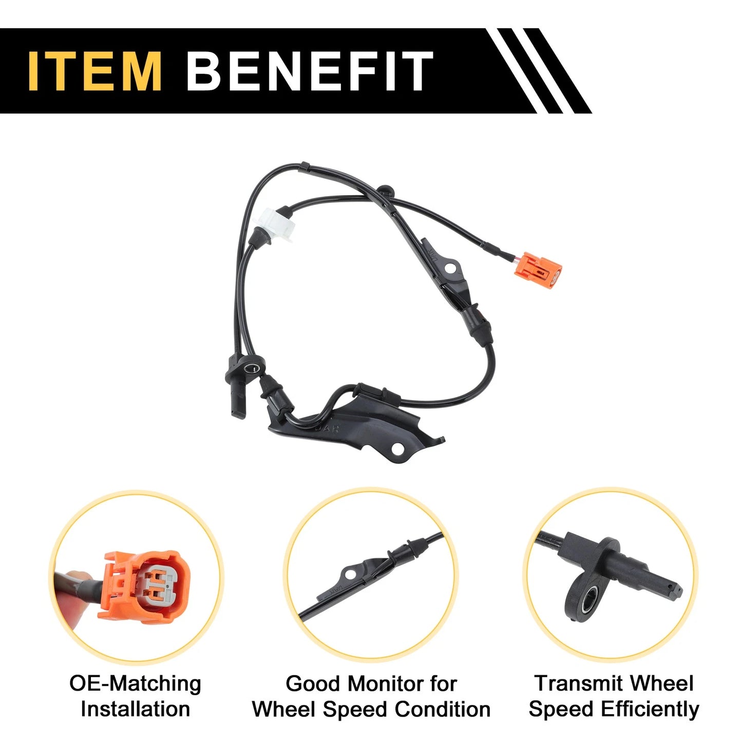 ABS Wheel Speed Sensor for Honda Accord Front Right (2003-2007)