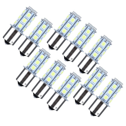 10 x 12V 1156 1141 18SMD LED Interior Light Bulbs for RV Camper Trailer