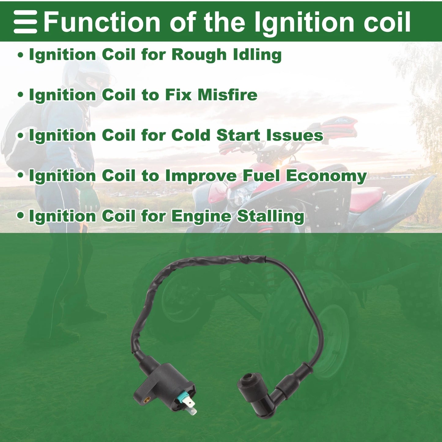 Ignition Coil for Honda Monkey, Gorilla, Chari, Dax, XR50
