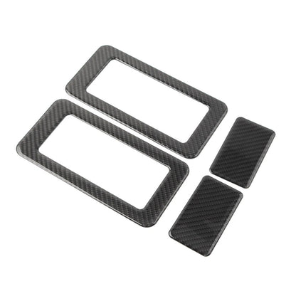 4 x Car Rear Seat Switch Cover Trim for Jeep Wrangler JK (2011-2017) Black
