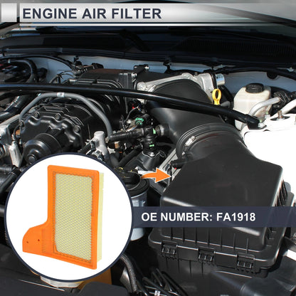 Engine Air Filter for Ford Mustang (FA1918, FR3C9601AA, FR3Z9601A)