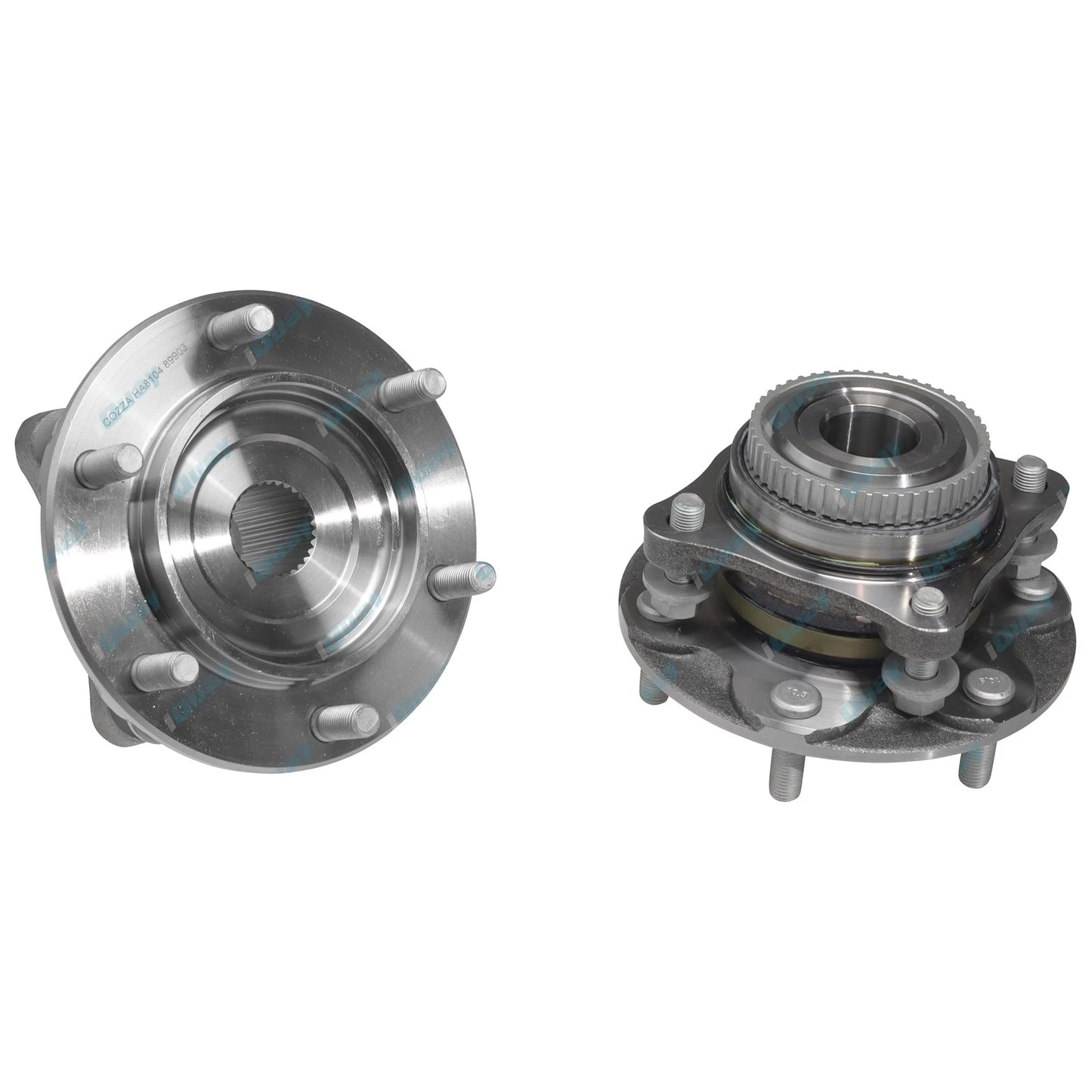2 x Front Wheel Bearing Hubs for Toyota Hilux GGN25 KUN26 4X4 (2005-2015)