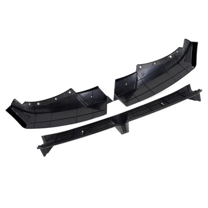 Carbon Black Front Bumper Lip Spoiler for BMW X6 G06 M Sport (2023-Up)
