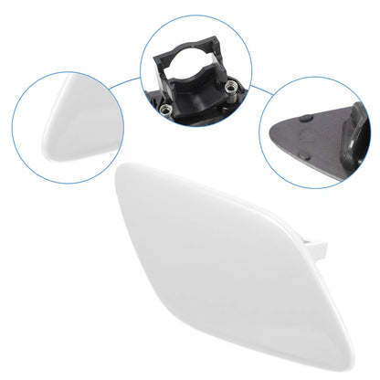 Front Bumper Headlight Washer Cover Cap for BMW 335i White