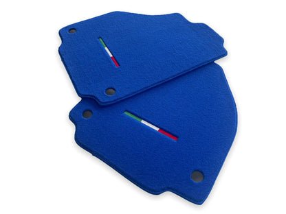 AutoWin Blue Floor Mats for Ferrari F8 Spider (2019-2023)