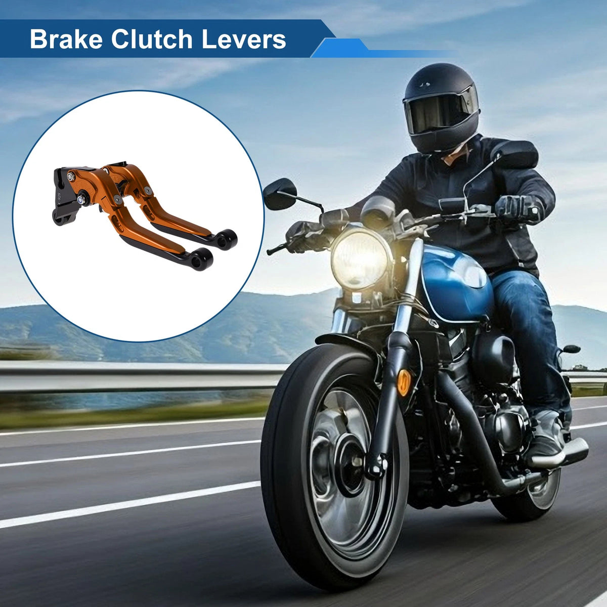Levers / 2 x Short/Long Brake Clutch Levers for Kawasaki ZZR600