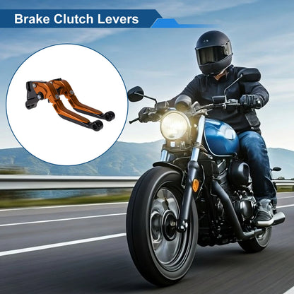 Levers / 2 x Short/Long Brake Clutch Levers for Kawasaki ZZR600