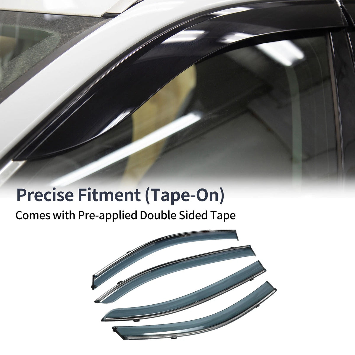 Window Deflectors 1 x Set for Honda Accord Sedan (2013-2017)