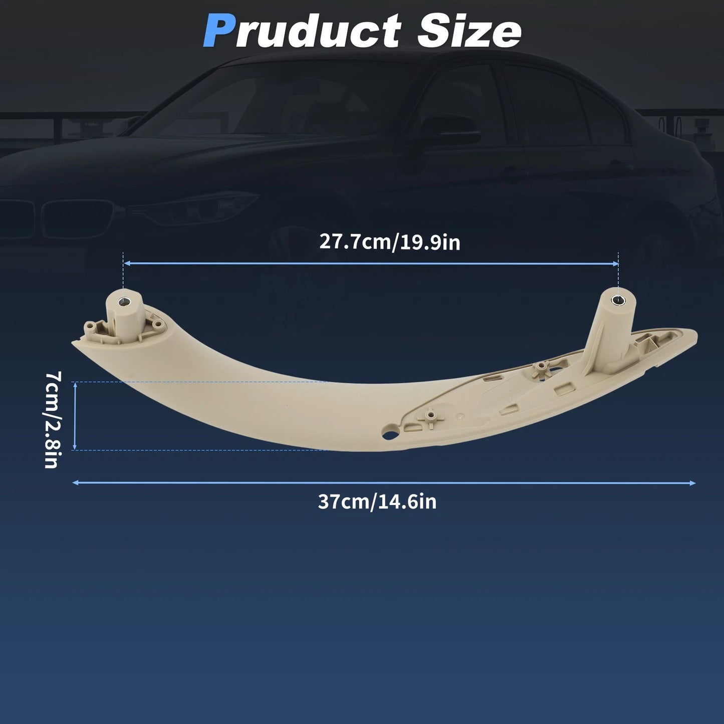 Inner Trim Door Pull Handle for BMW 320i 328i 330i 335i 340i 428i 430i 435i 440i (2006-2020)