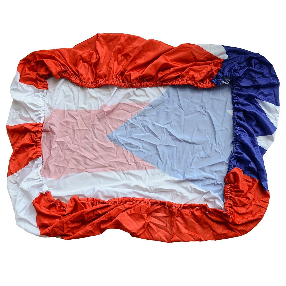 3.3x5FT Elastic Fabric Engine Hood Cover Flag for Car Puerto Rico (N/A)