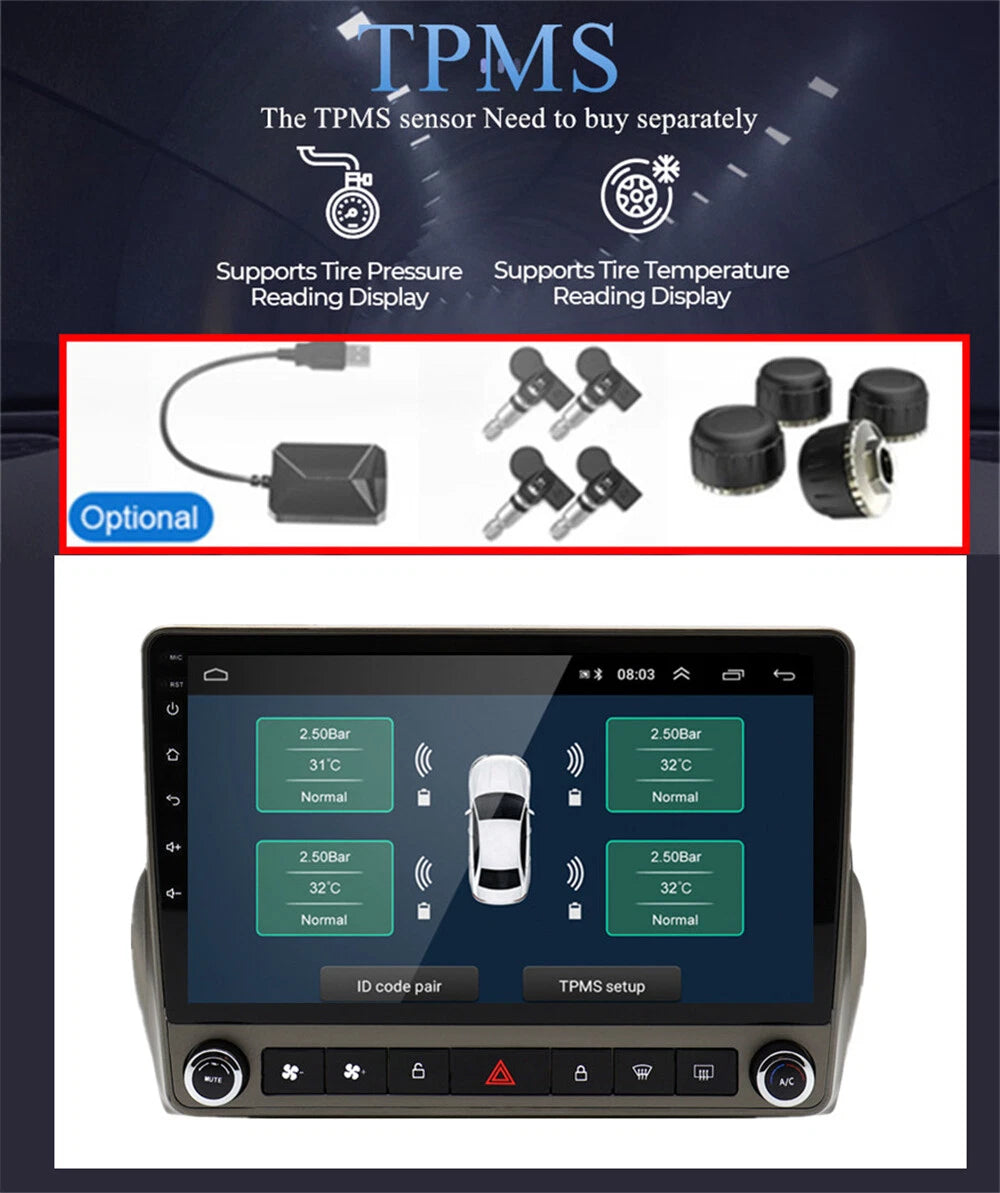 9'' Android 13 Car Stereo Radio GPS Navi for Holden Camaro (2008-2015)