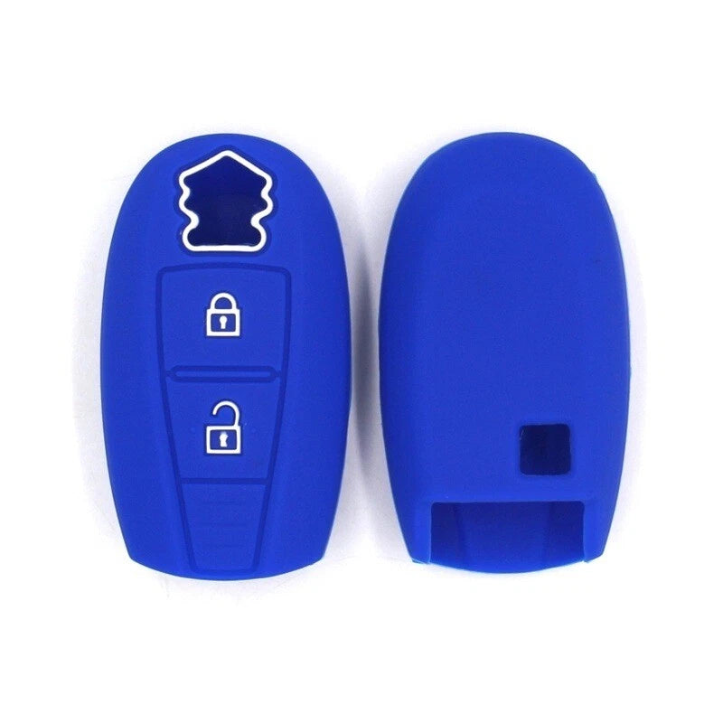 Blue Key Silicone Shell FOB Cover Fit For SUZUKI SX4 Swift Vitara S-CROS