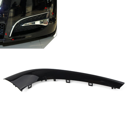 Black Front Bumper Upper Molding Trim for Jaguar XF (2012-2015)