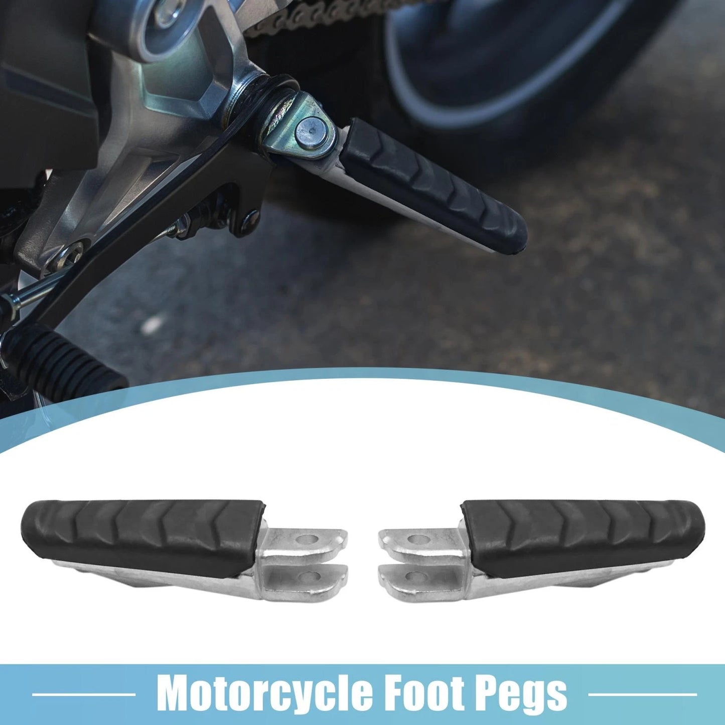 8mm Aluminum Alloy Motorcycle Footpegs for BMW