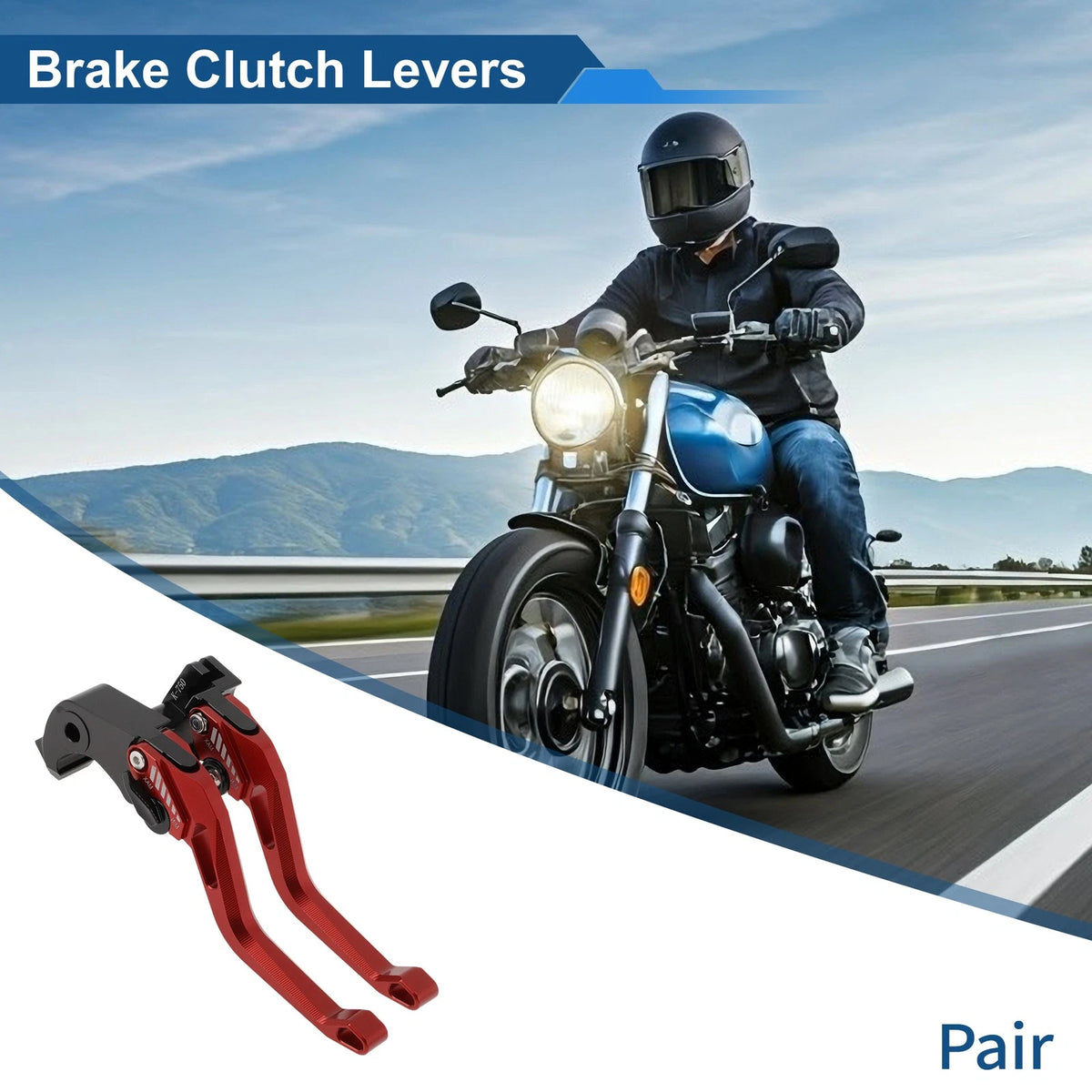 Adjustable Short Brake Clutch Levers for Kawasaki ZX6R (2019–2025)