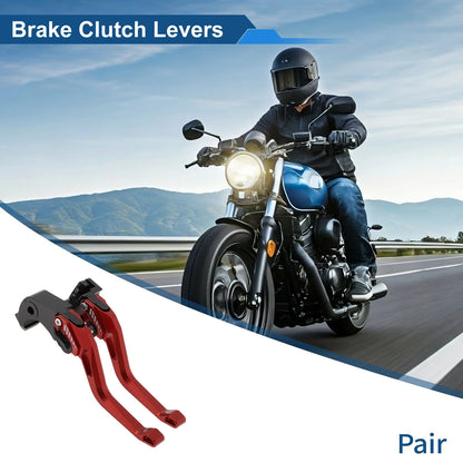Adjustable Short Brake Clutch Levers for Kawasaki ZX6R (2019–2025)