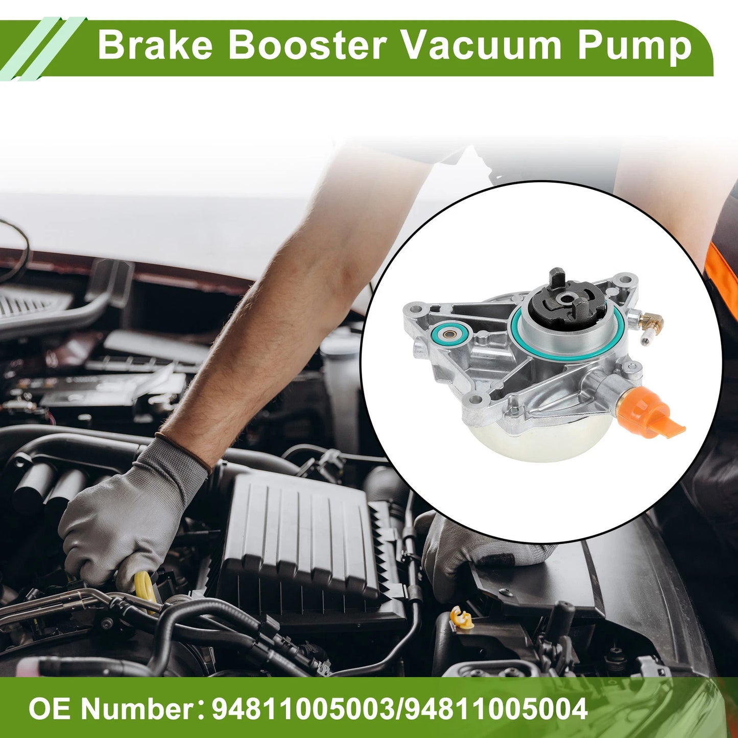 Brake Vacuum Pump Engine Vacuum Pump for Porsche Cayenne 4.8L