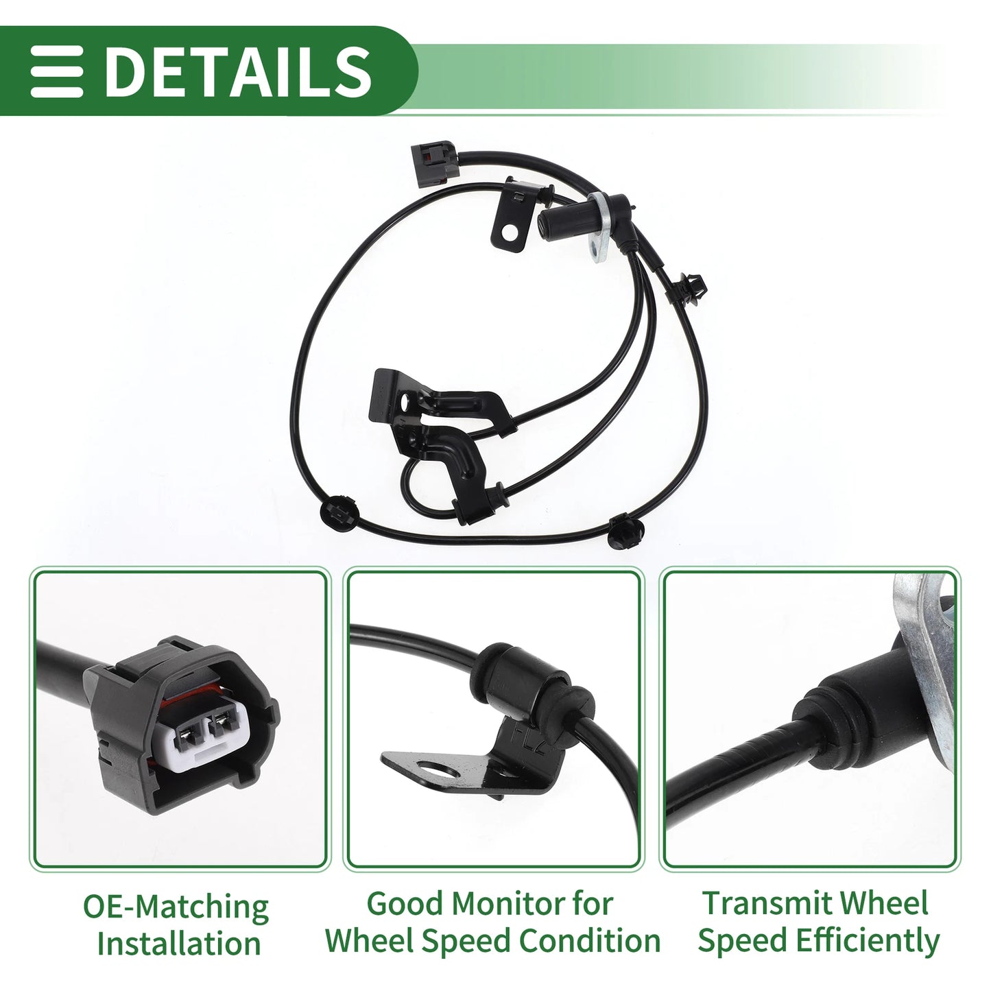 ABS Wheel Speed Sensor Set for Mitsubishi Eclipse (2000-2005)