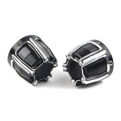 Front Axle Nut Cap Covers for Harley Softail Touring Street Glide