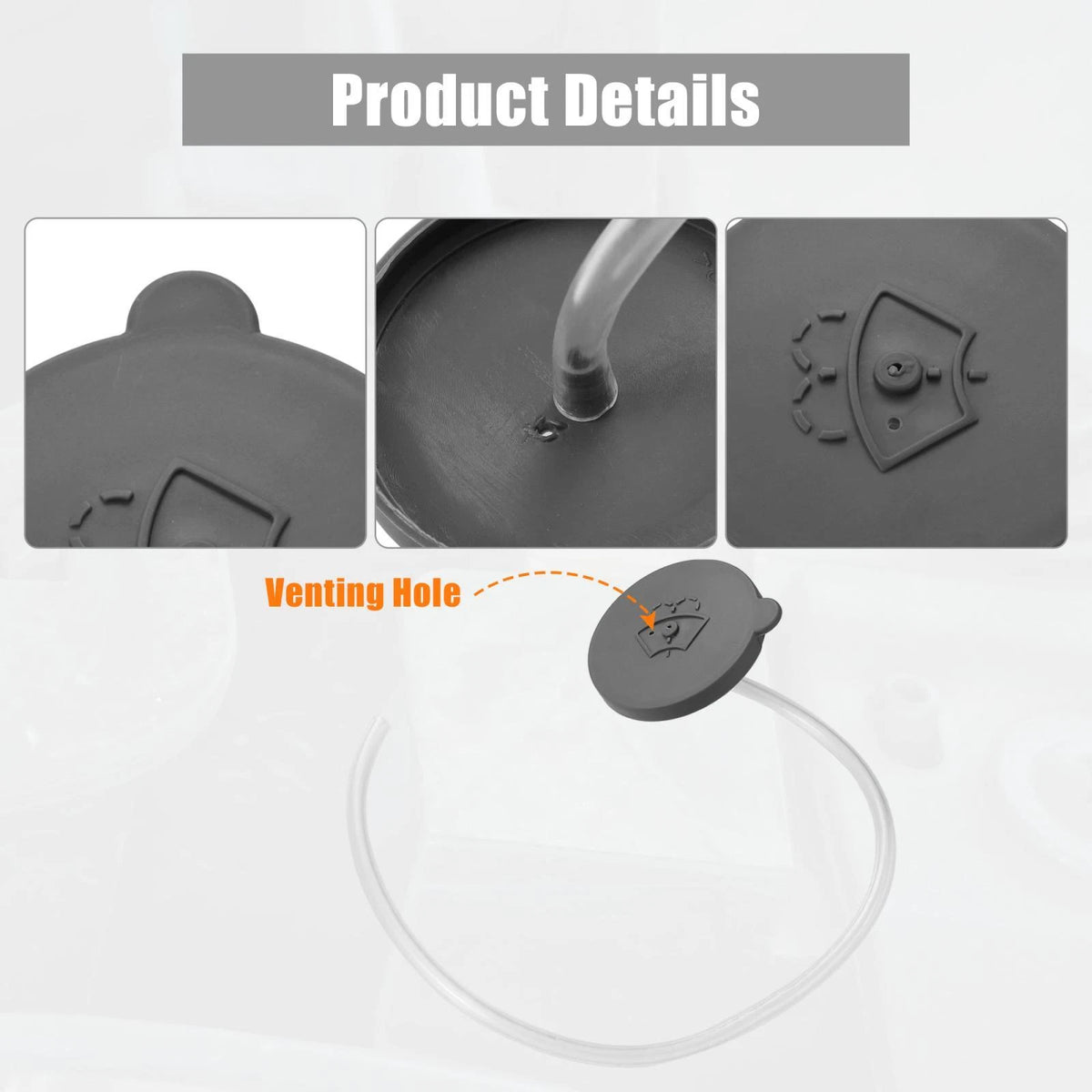 4 x Windshield Washer Fluid Reservoir Caps for Nissan Rogue (2008-2013)