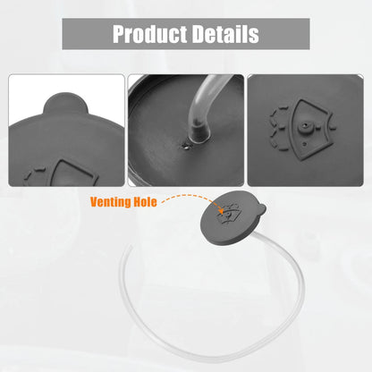 4 x Windshield Washer Fluid Reservoir Caps for Nissan Rogue (2008-2013)