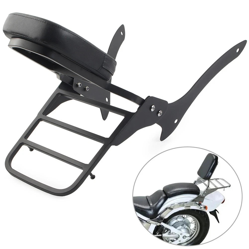 Sissy Bar Backrest Luggage Rack for Yamaha Vstar 1100 Classic (2000-2011)