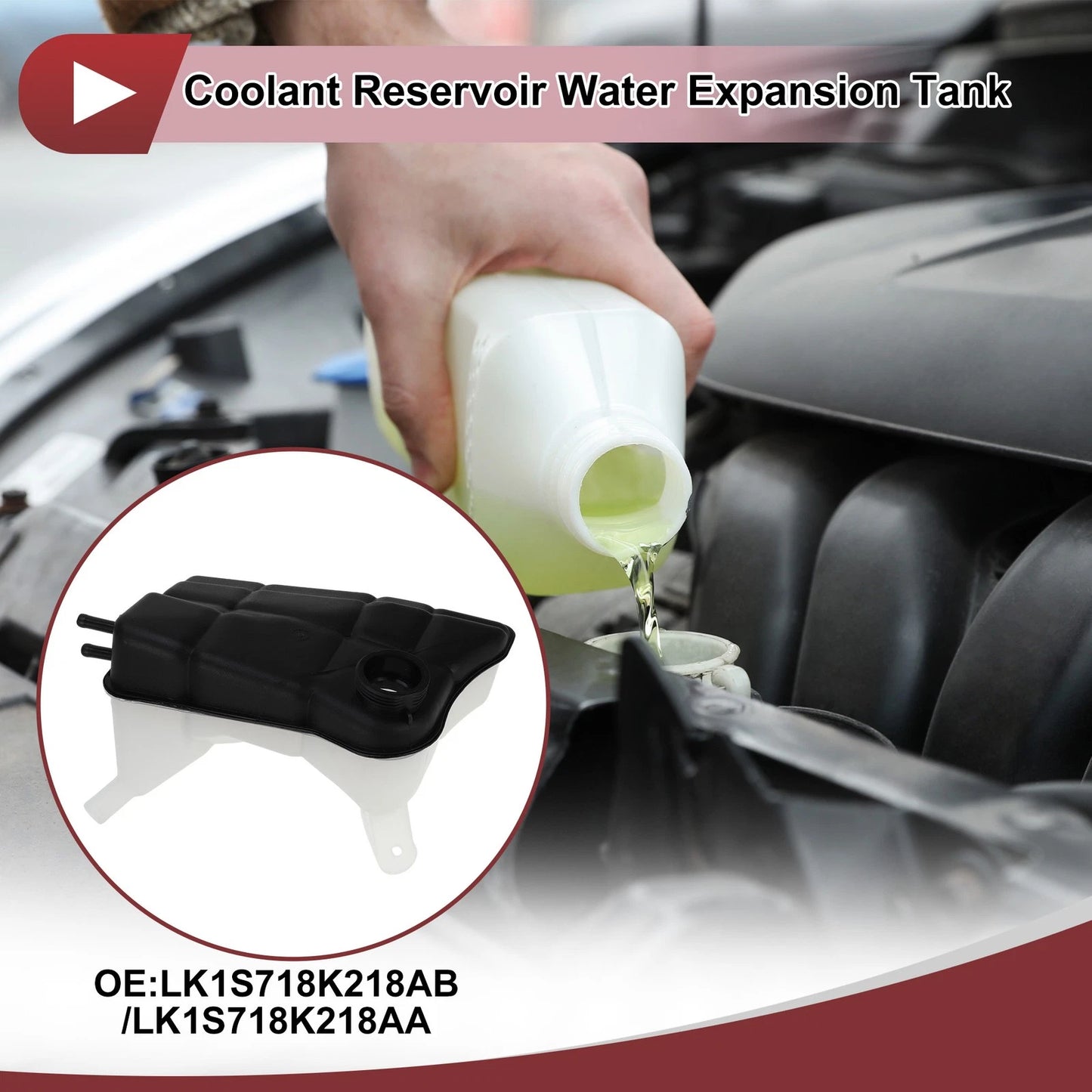 Coolant Expansion Overflow Tank for Ford Mondeo (2001-2007)