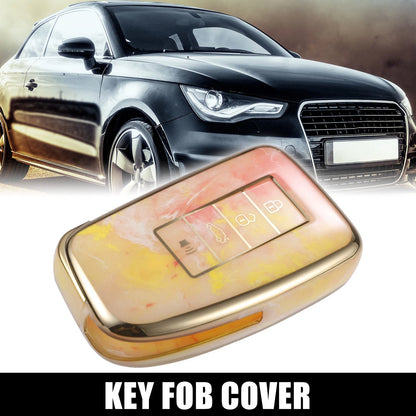4 x Button Key Fob Cover Case Orange for Lexus ES350 RX GS LS (2007-2020)