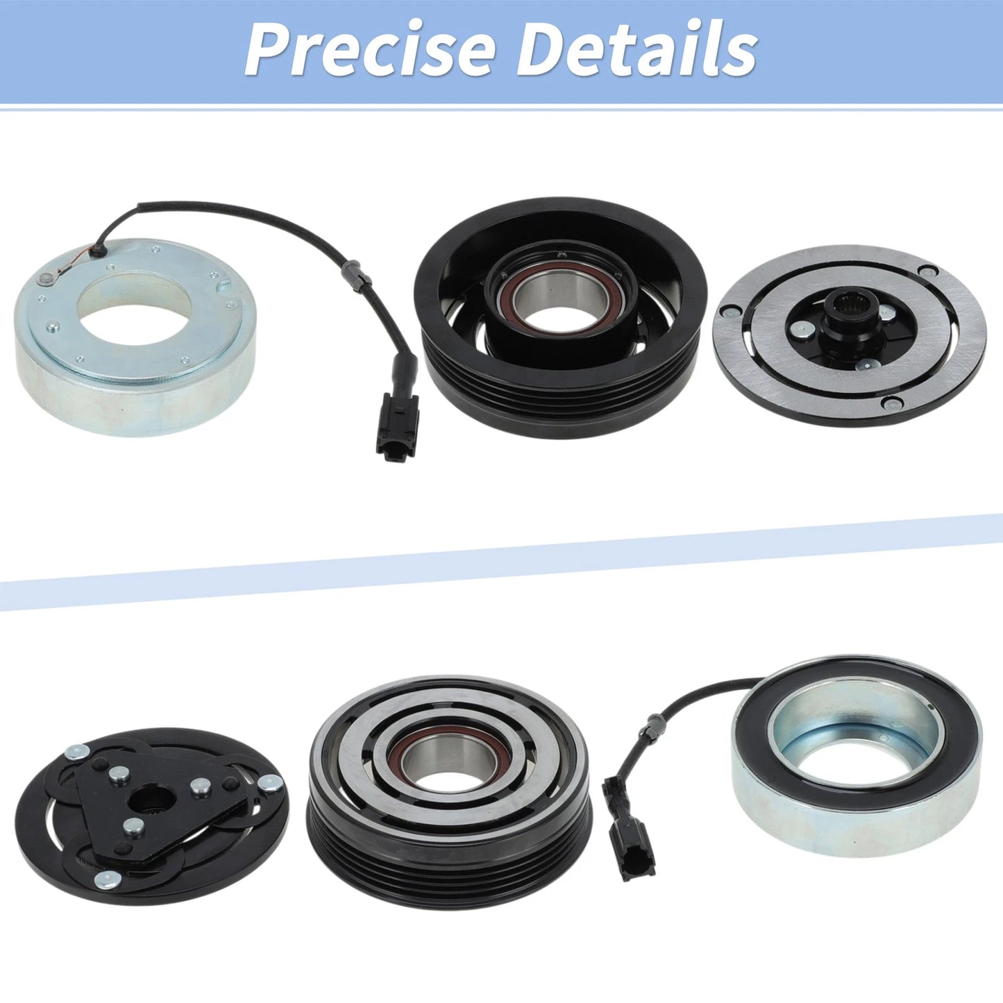 AC Compressor Clutch Kit for Subaru Forester, Impreza, WRX, STI (2001-2023)