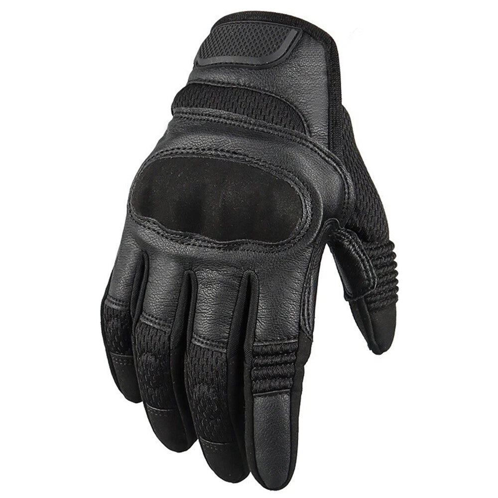 Tactical Shooting Gloves Black for Outdoor Paintball Survival Training