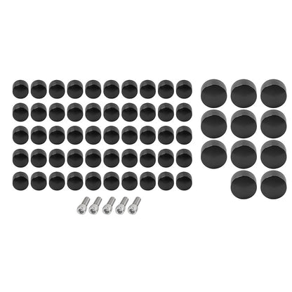 Engine Topper Bolt Black Screw Cap for Harley Twin Cam Softail Fat Boy (07-17)