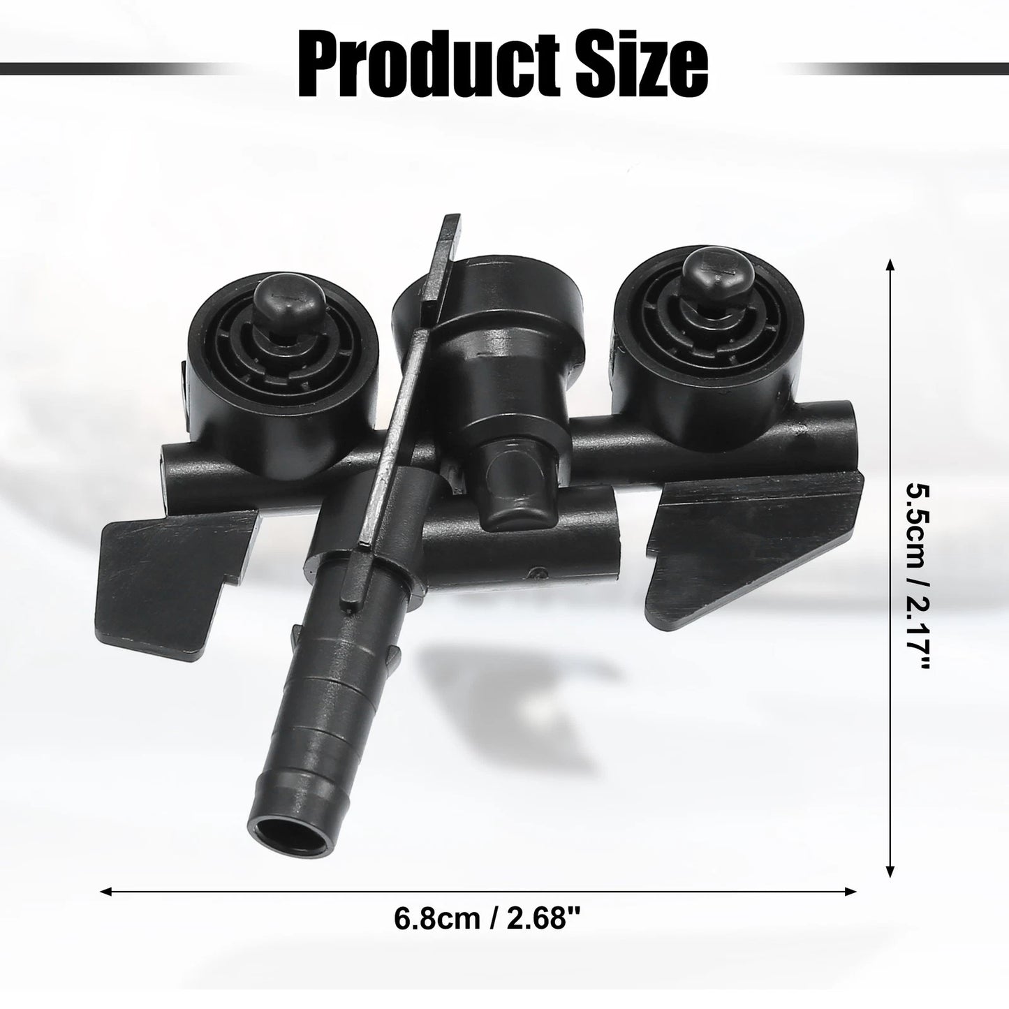 Front Left Right Headlight Washer Nozzles  for BMW 330xi (2001-2005)