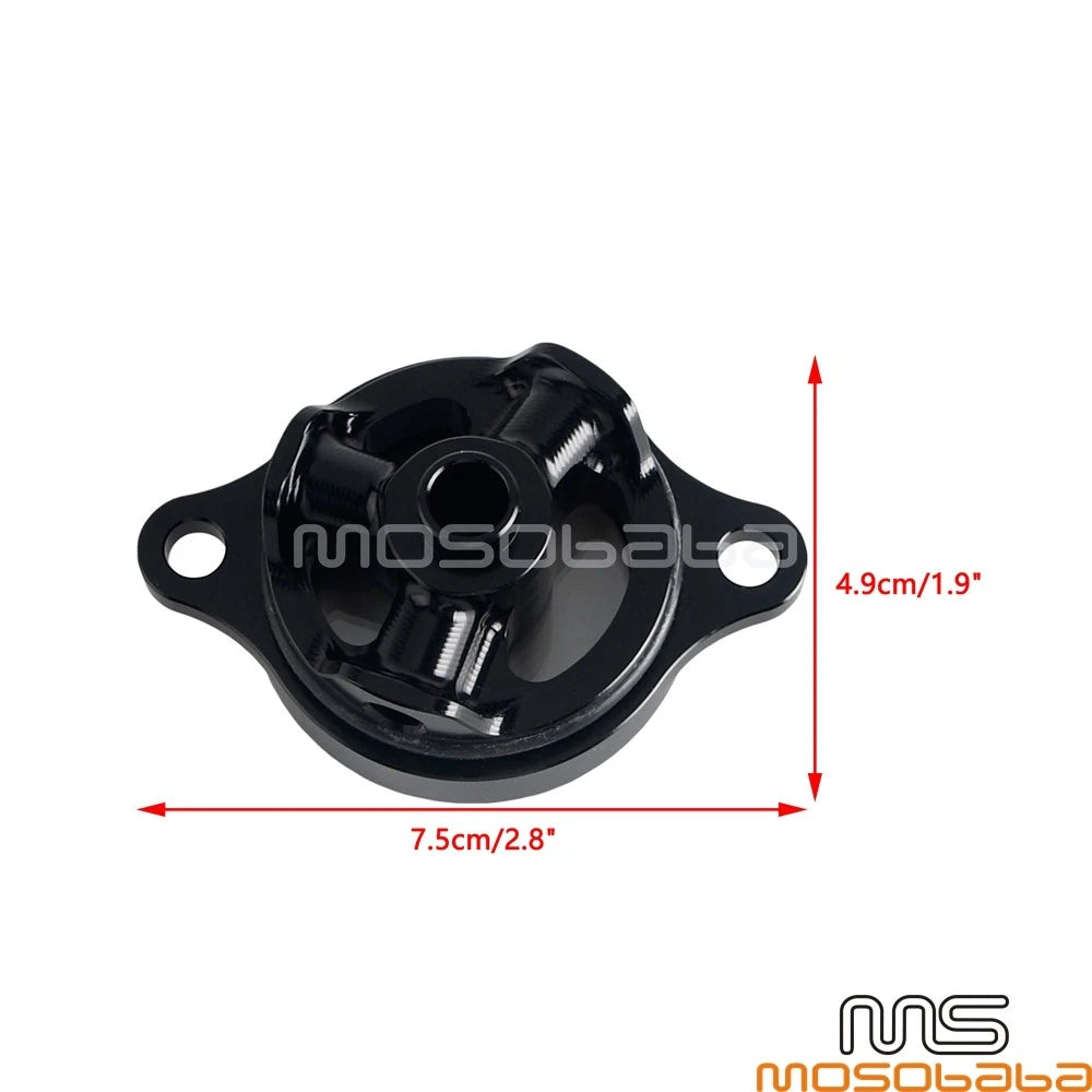 Aluminum CNC Engine Oil Filter Cap Cover for Honda TRX450R CRF450R/450X (2004-2023)