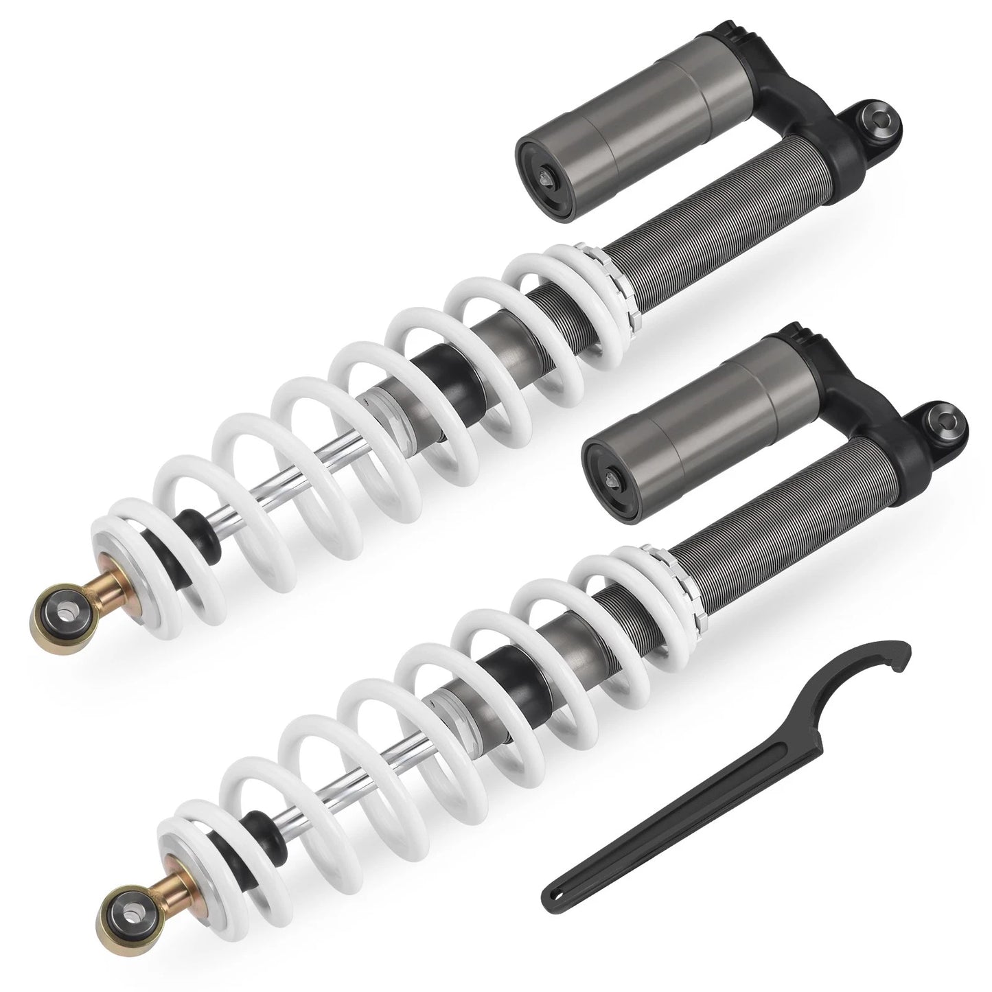 2 x Air Rear Shocks w/ Adjustable Tool for Polaris RZR 800 S (2009–2014)