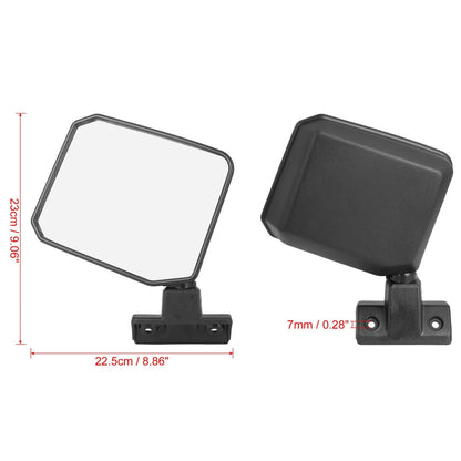 Rear View Mirror Black LH RH for Toyota Land Cruiser 70-78