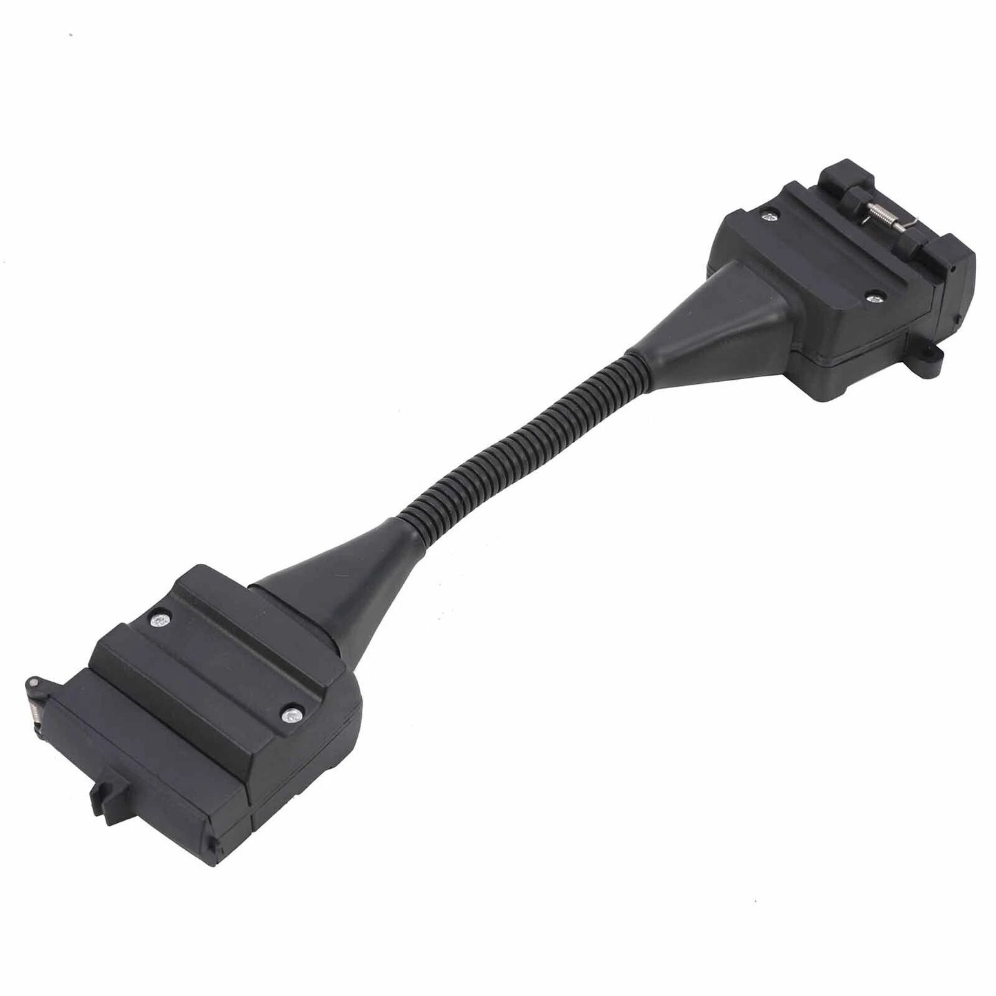 12 Pin Male to 7 Pin Flat Female Socket Adaptor for Trailer Caravan (N/A)