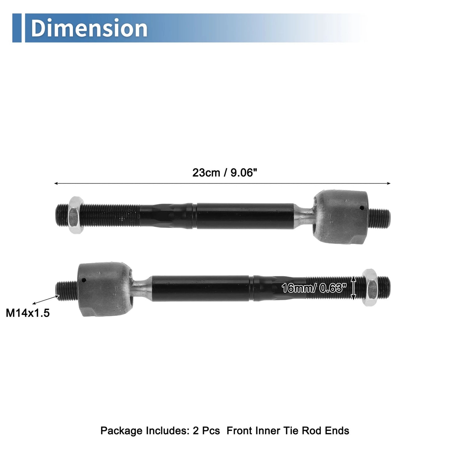 Front Inner Tie Rod End Links Chrysler 300 Dodge Charger (2011-2014)
