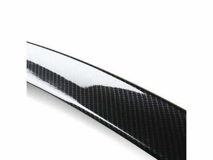 4D Carbon Fiber Look ABS Boot Spoiler for Audi A4 B8 Sedan (2007-2012)