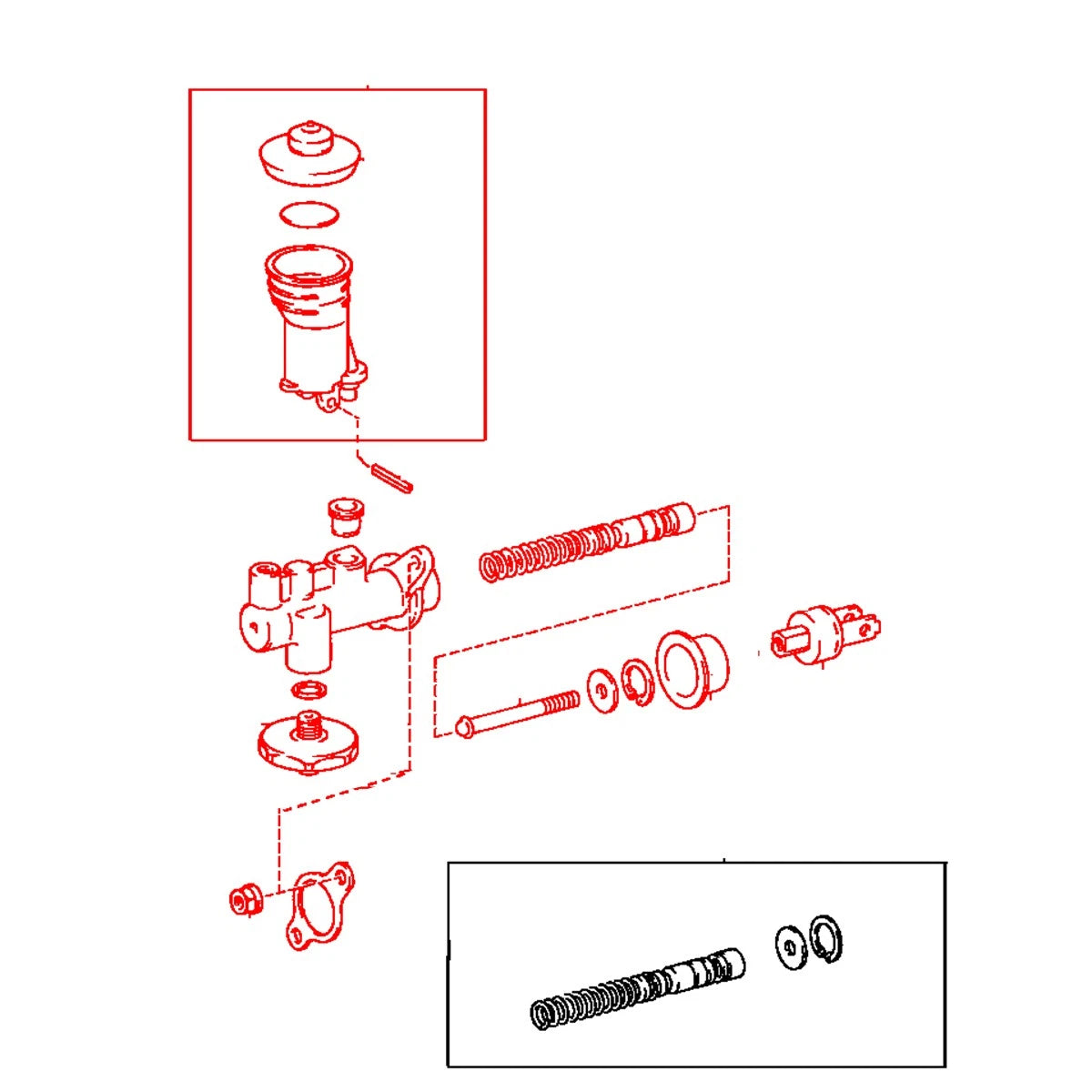 5/8 Clutch Master Cylinder for Toyota Hilux 1972-1978