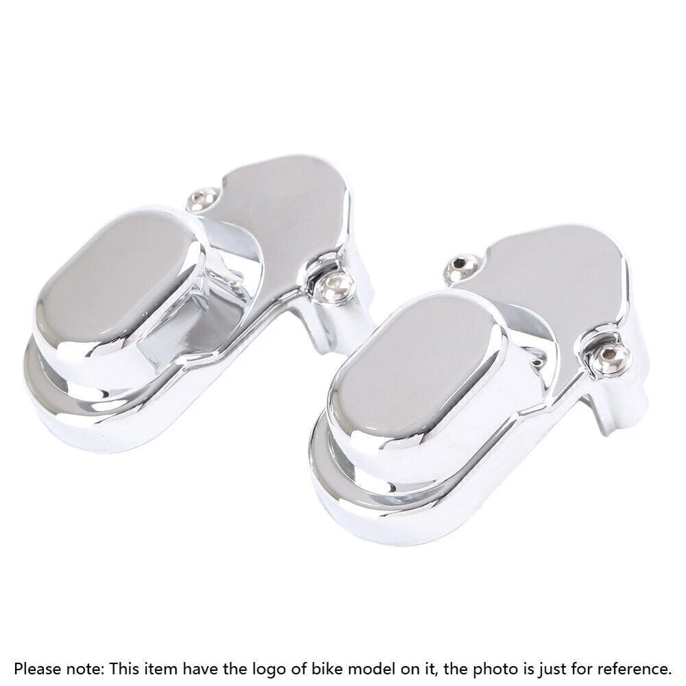 Chrome Rear Axle Cover Nut Bolt Caps Set for Harley Sportster 1200 883 (2005-2014)