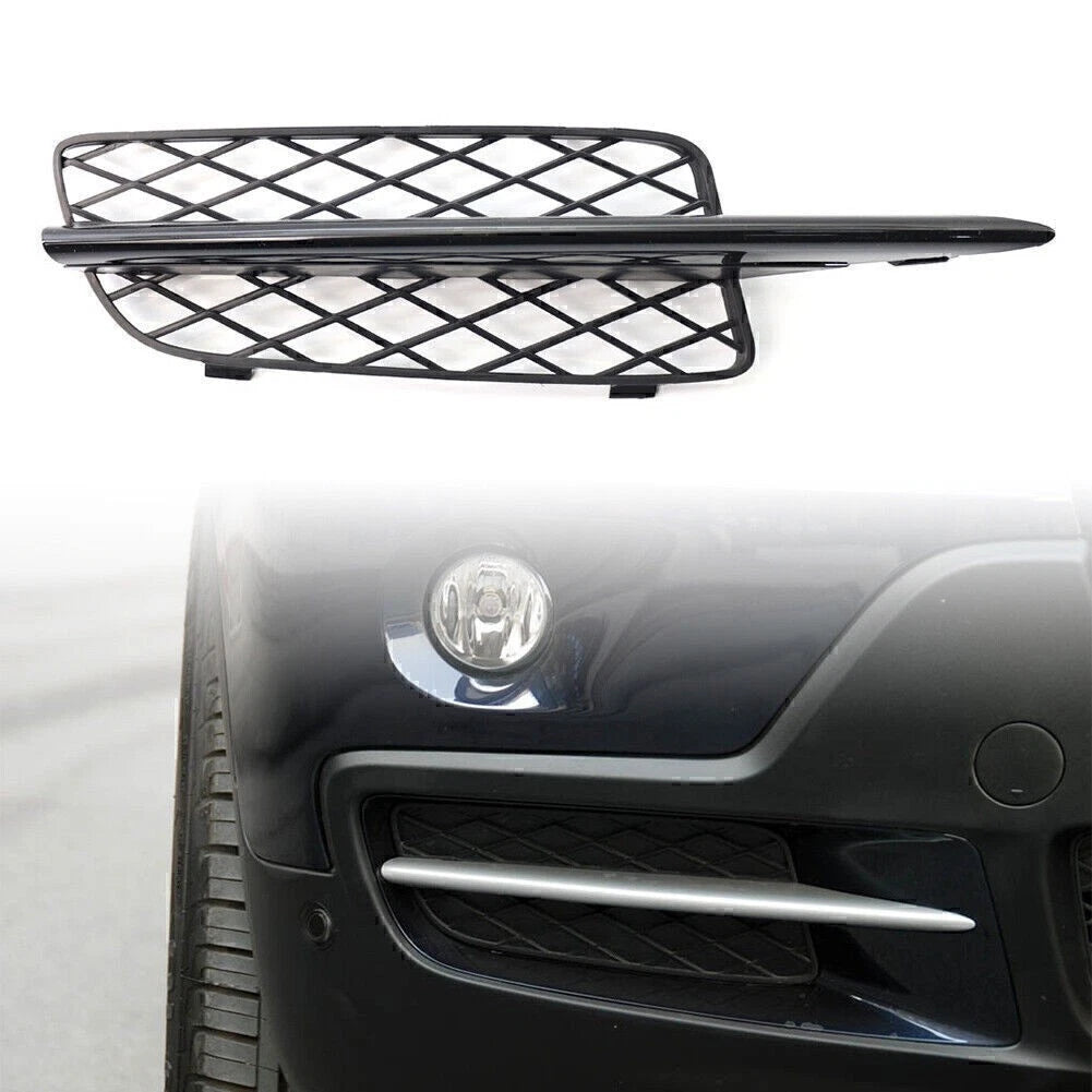 Black Right Side Front Bumper Fog Light Grill Trim for BMW X5 (2007-2010)