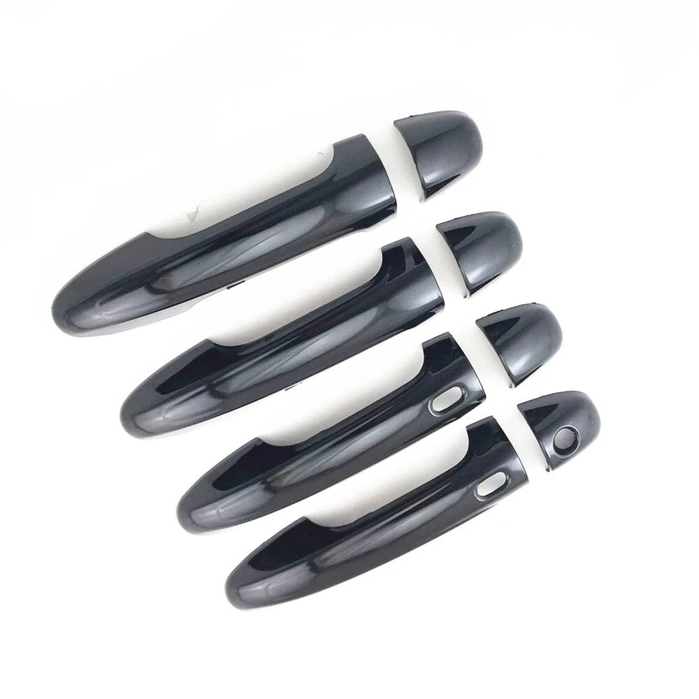 4 Pcs Black Car Door Handle Covers for Toyota Hilux (2015-2020)