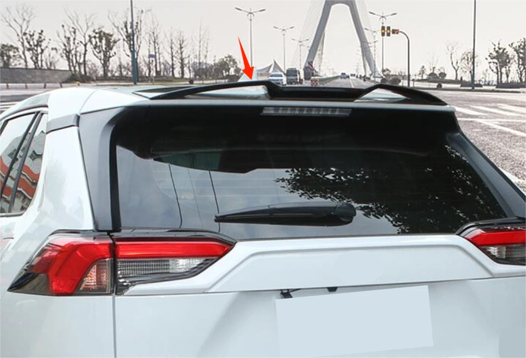 ABS Glossy Black Rear Roof Window Spoiler for 2019-2023 Toyota RAV4