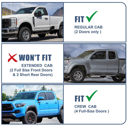 Left Side Pillar Decorative Cover for Ford F250 F350 (2011-2016)