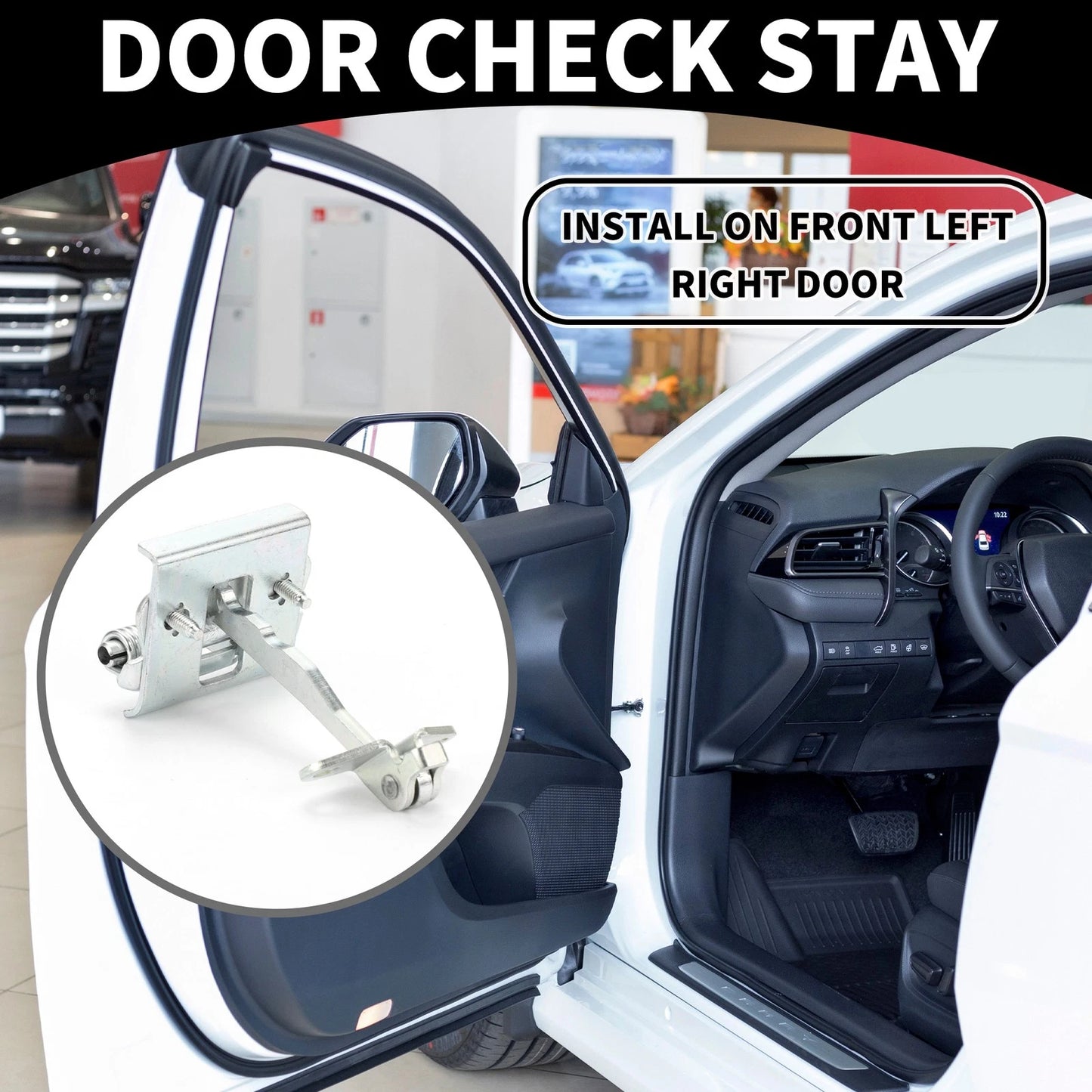 Door Check Strap Stopper Limiter for PEUGEOT 807 (2002-2014)