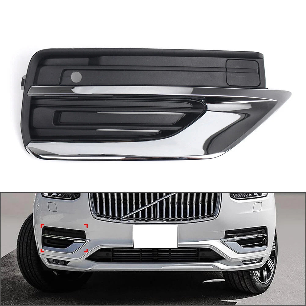 Chrome Front Right Bumper Fog Light Grille for Volvo XC90 (2020-2024)